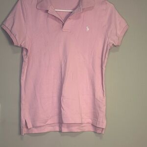 Ralph Lauren Sport Pink Cotton Polo